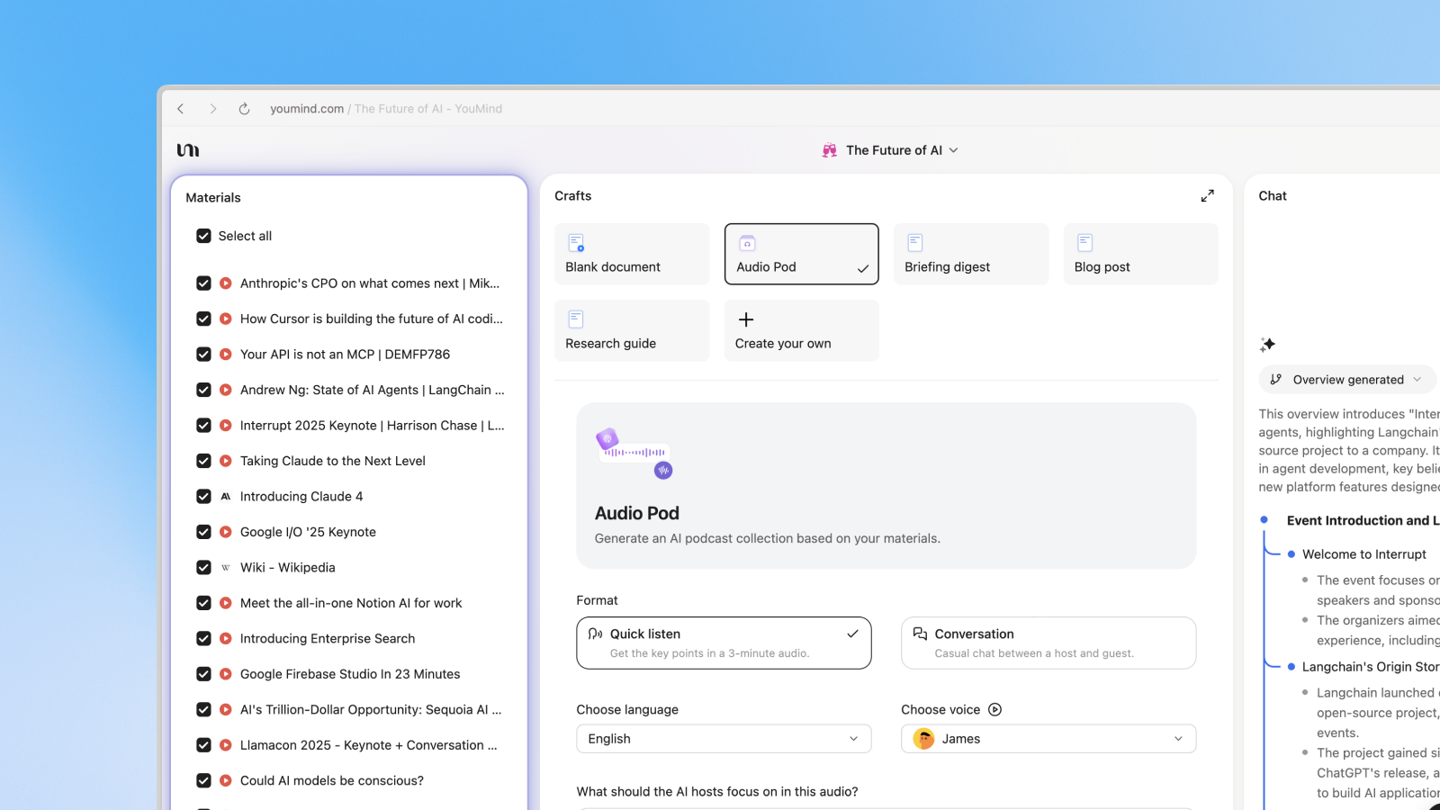 Meet Audio Pod: Multi-Material Audio Generation