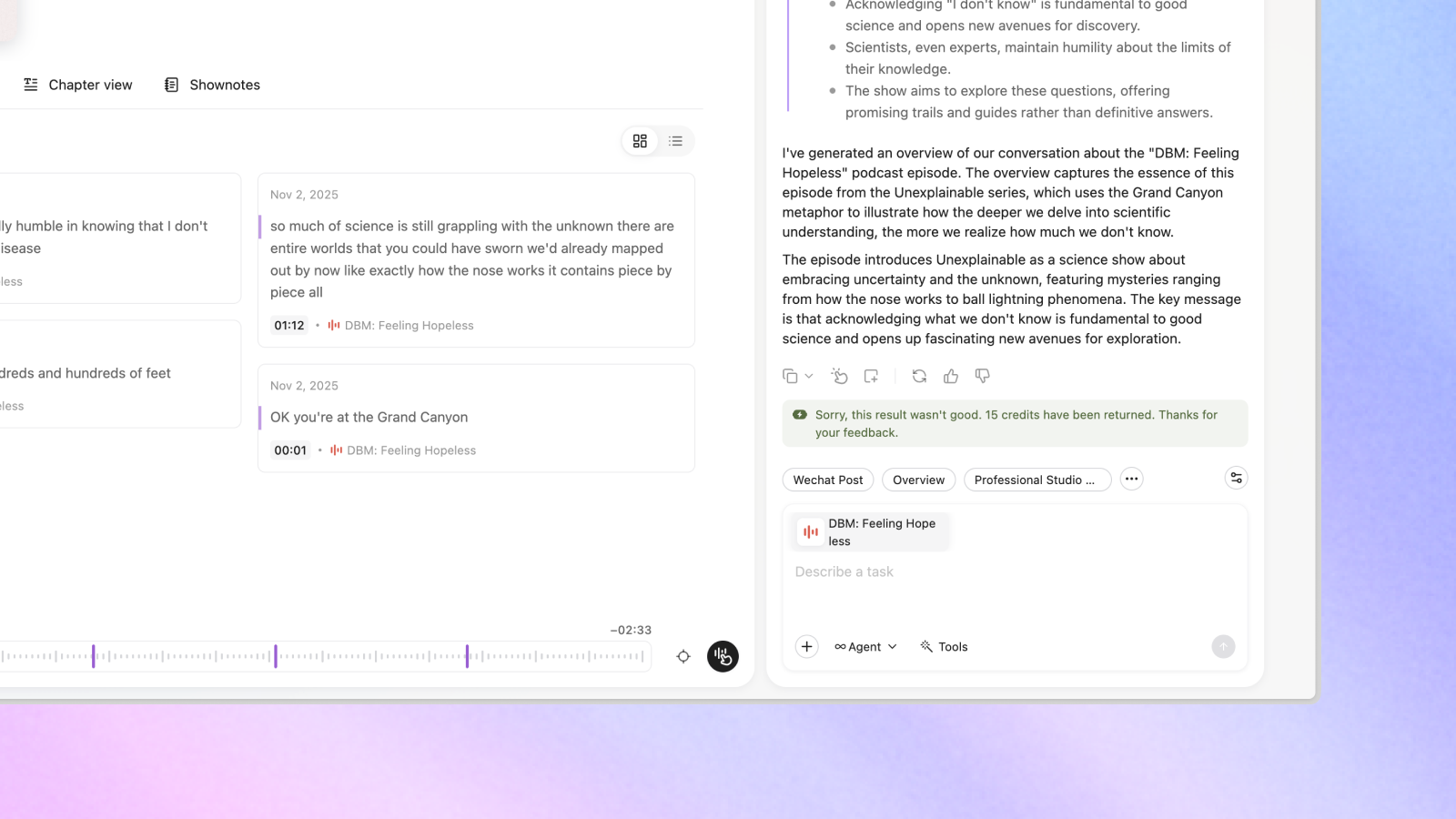Not Happy with AI? We’ll Cover the Credits