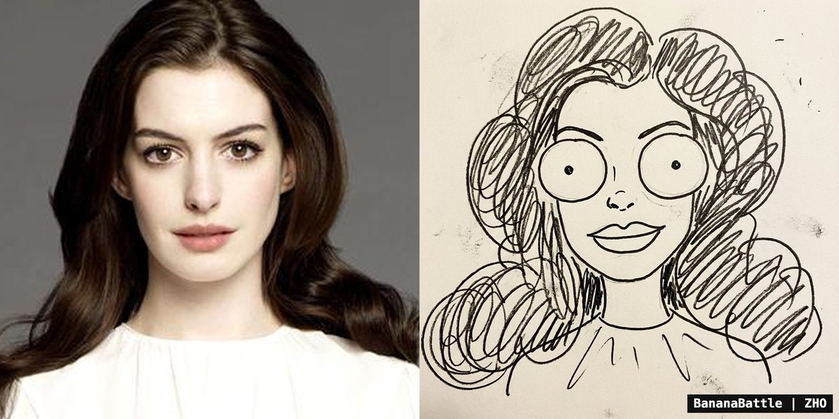 Naive doodle-style subject illustration