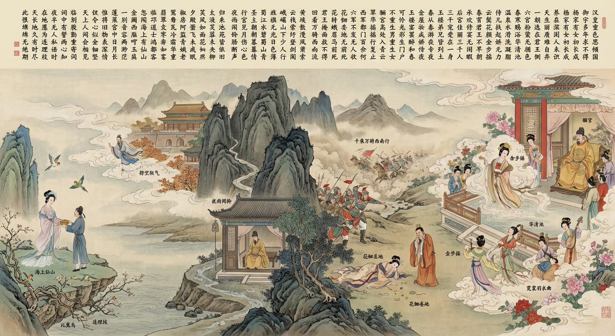 Classical Chinese poem illustration with text (duplicate) 2
