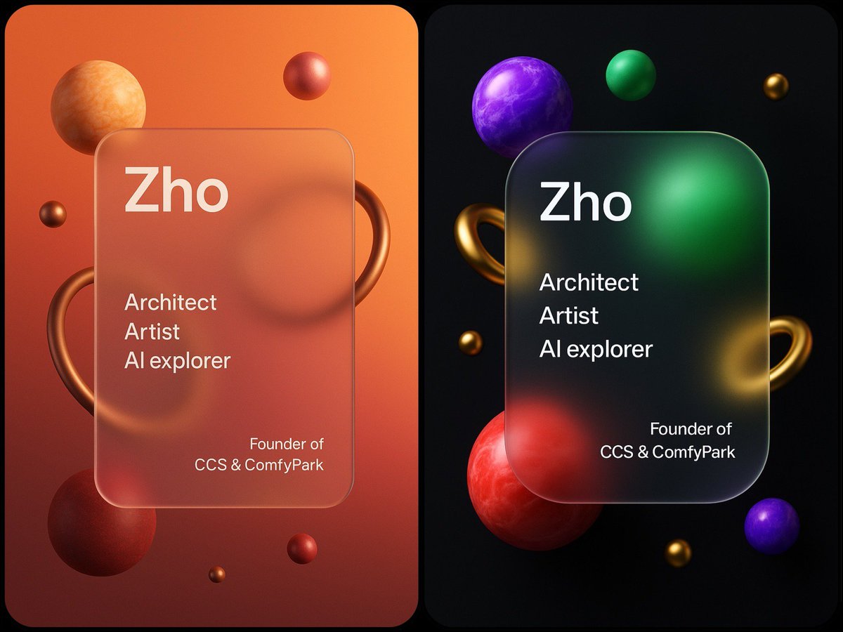 Glassmorphism personal branding mockup 2