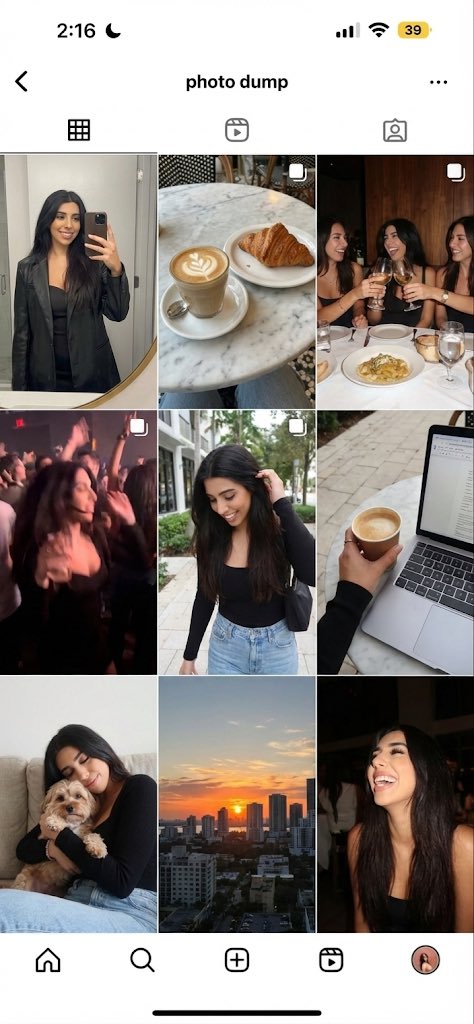 Weekend photo dump grid for Instagram 2