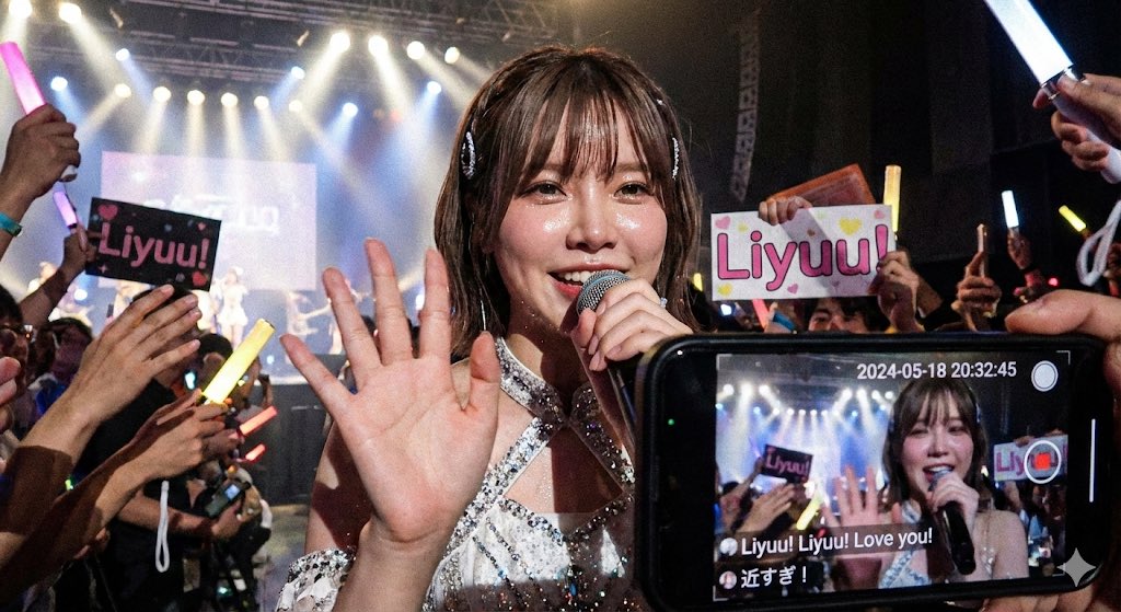 Liyuu live concert close-up fan cam
