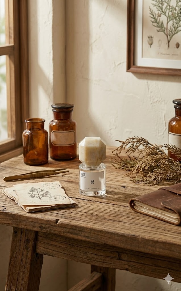 Perfume promo with niche Le Labo-like feel 4