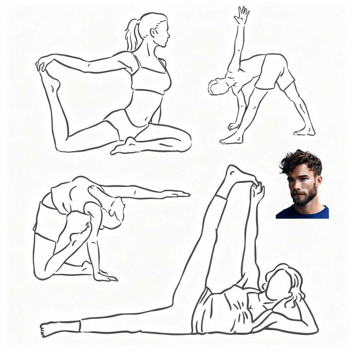 Pose transfer for fitness shots 2