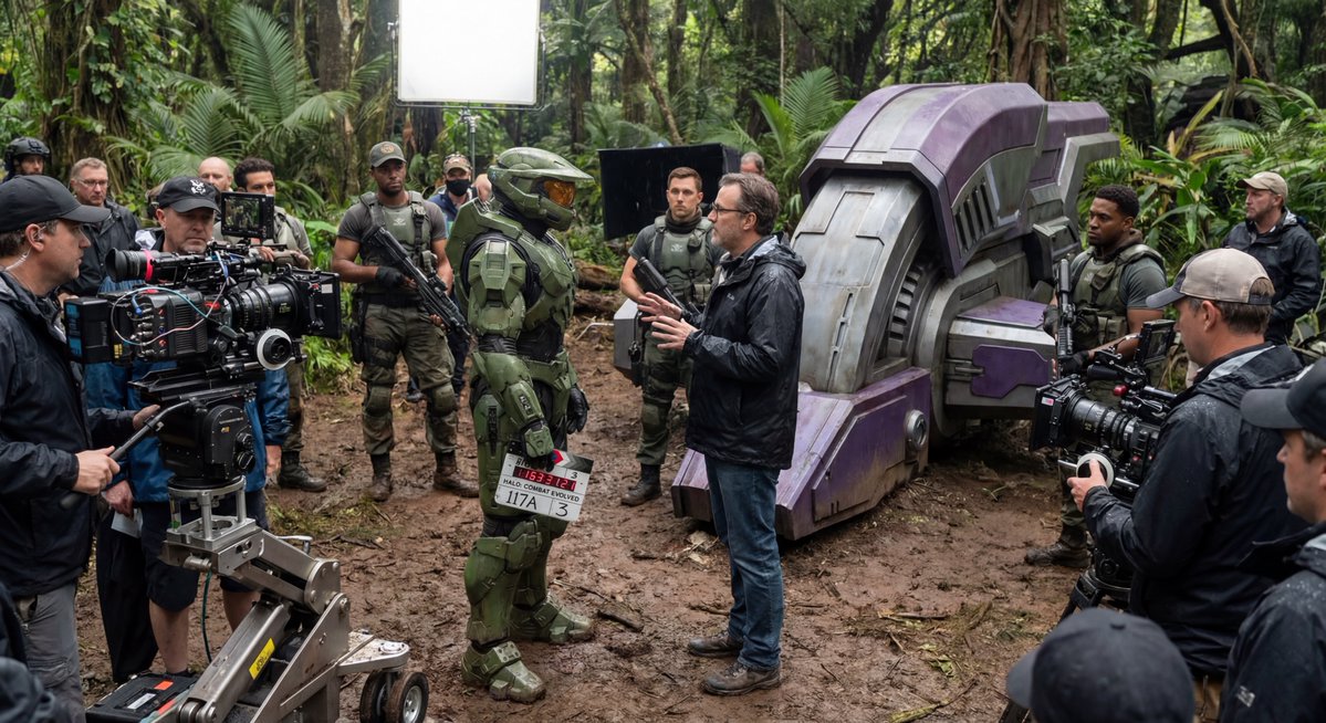 Live-action video game BTS scene 3