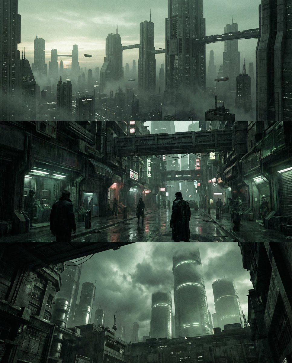 Sci-fi cinematic triptych and expansions 3