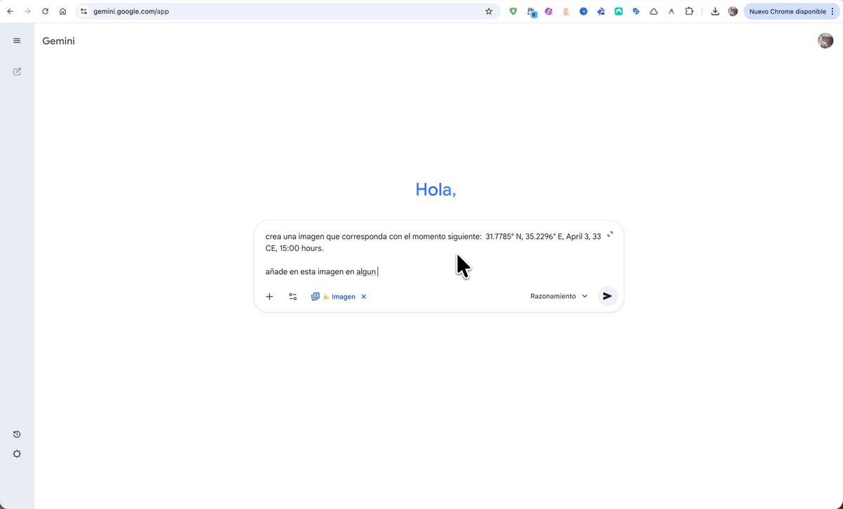 Time-travel scene with coordinates and date