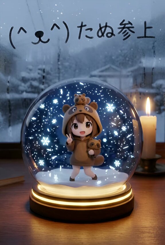 Snow globe character illustration prompt for Nano Banana Pro 5