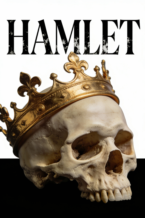 Dramatic Minimalist Hamlet Poster - Image 1