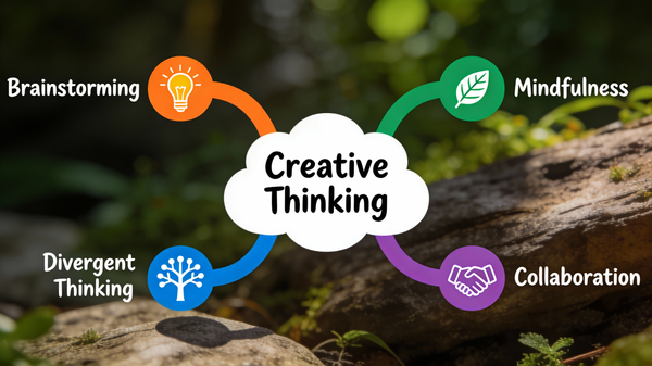 Vibrant Mind Map for Creative Thinking - Image 1