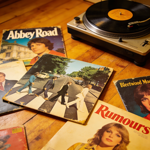 复古黑胶唱片收藏