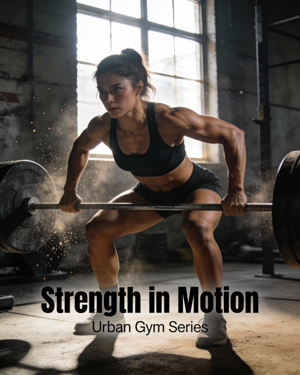 Dynamic Female Athlete Workout Shot - Image 1