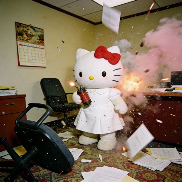 Hello Kitty Office Chaos - Image 1