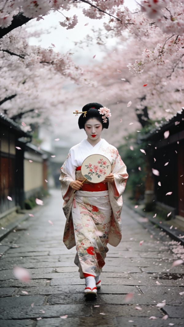 Kyoto Geisha Moment - Image 1