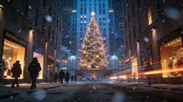 NYC Christmas Night - Image 1