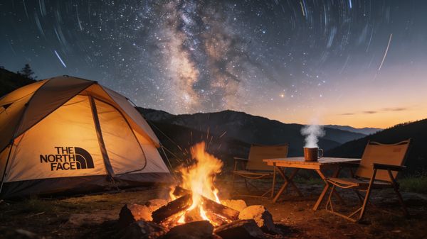 Twilight Camping Scene - Image 1