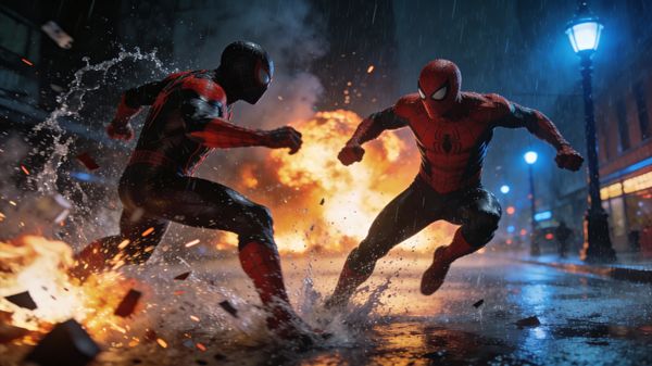 Dynamic Superhero Action - Image 1