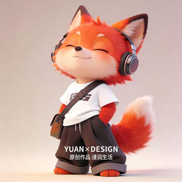 Trendy Little Fox IP Character Design - Image 1