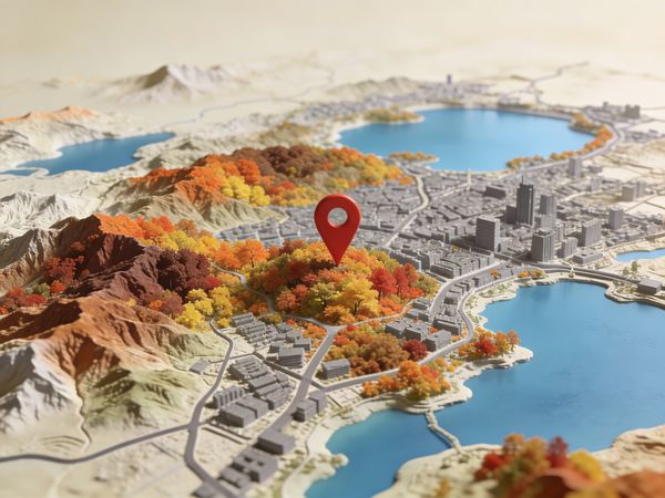 Topographic Map of Hangzhou - Image 1