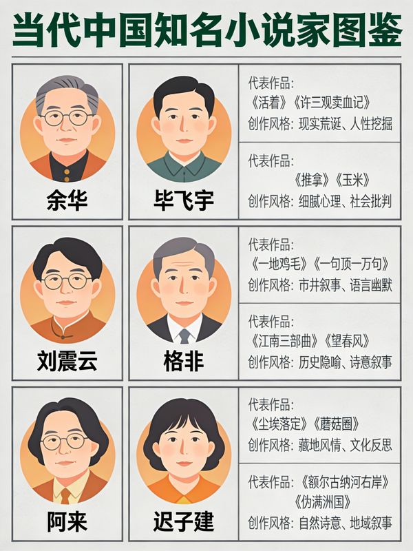 Illustrated Guide to Contemporary Chinese Novelists - Image 1