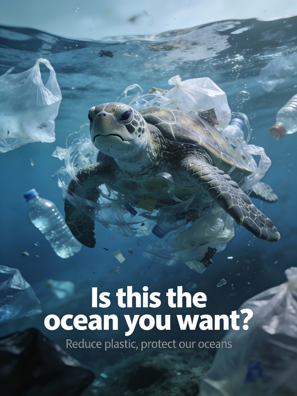 Plastic Pollution PSA Poster - Image 1