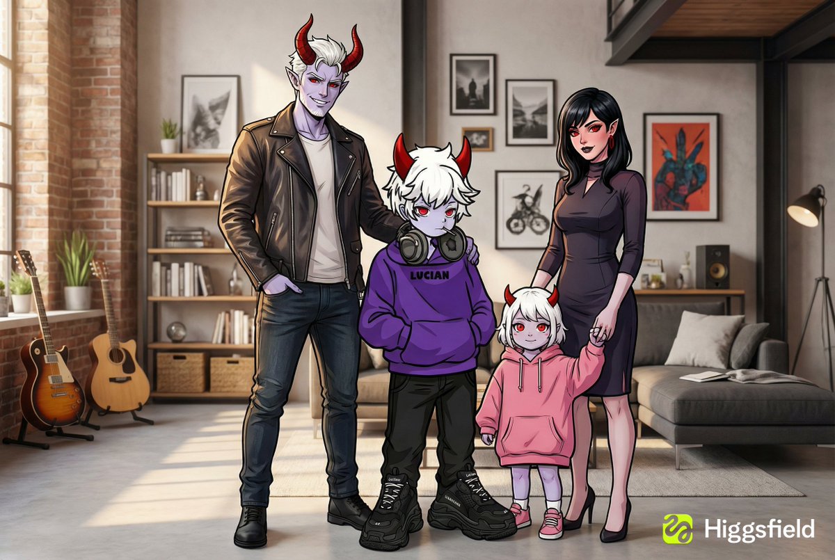 Family Photo Generation from Single Character Image