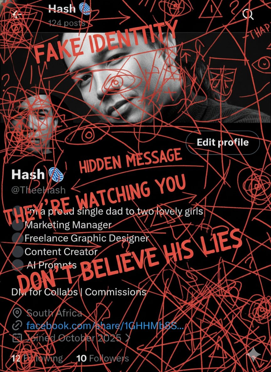 Overlay Image with Conspiracy Scribbles