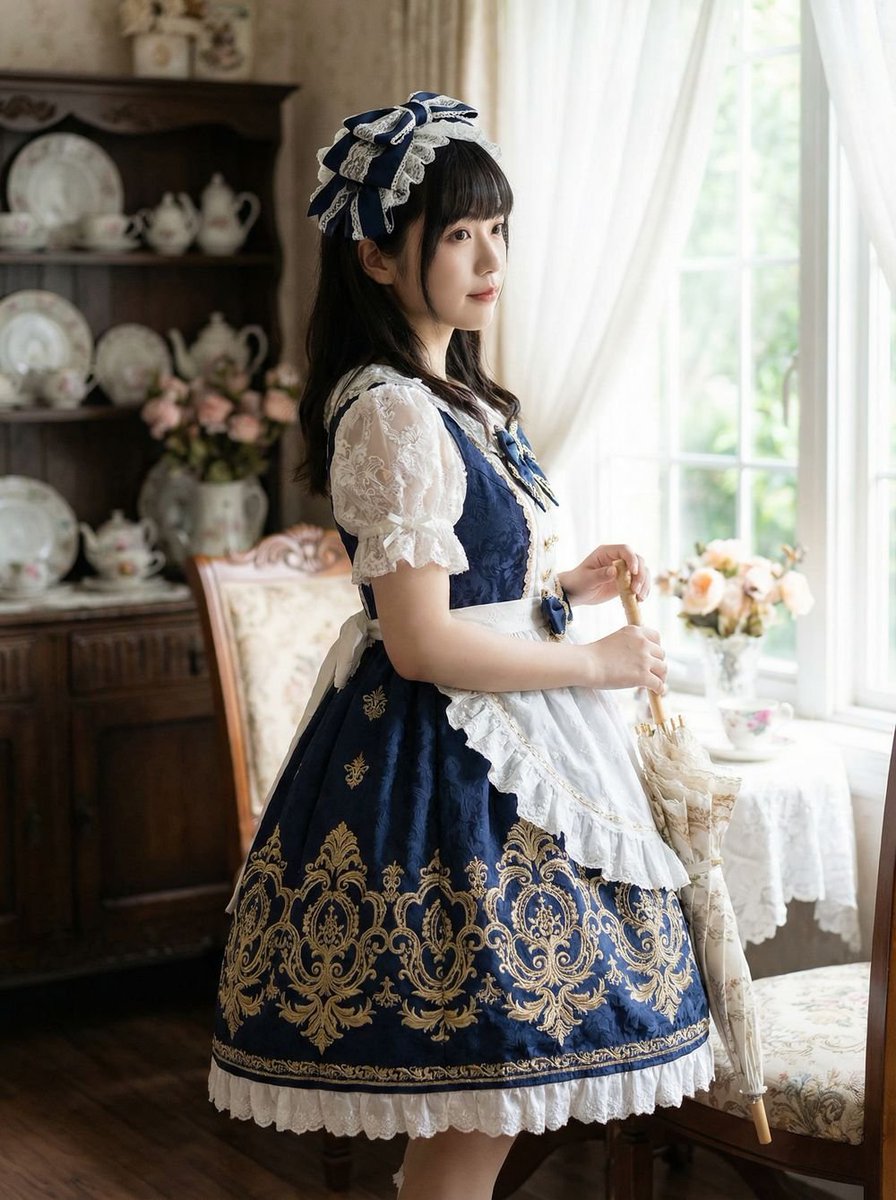 Baroque Lolita Dress Fashion Prompt