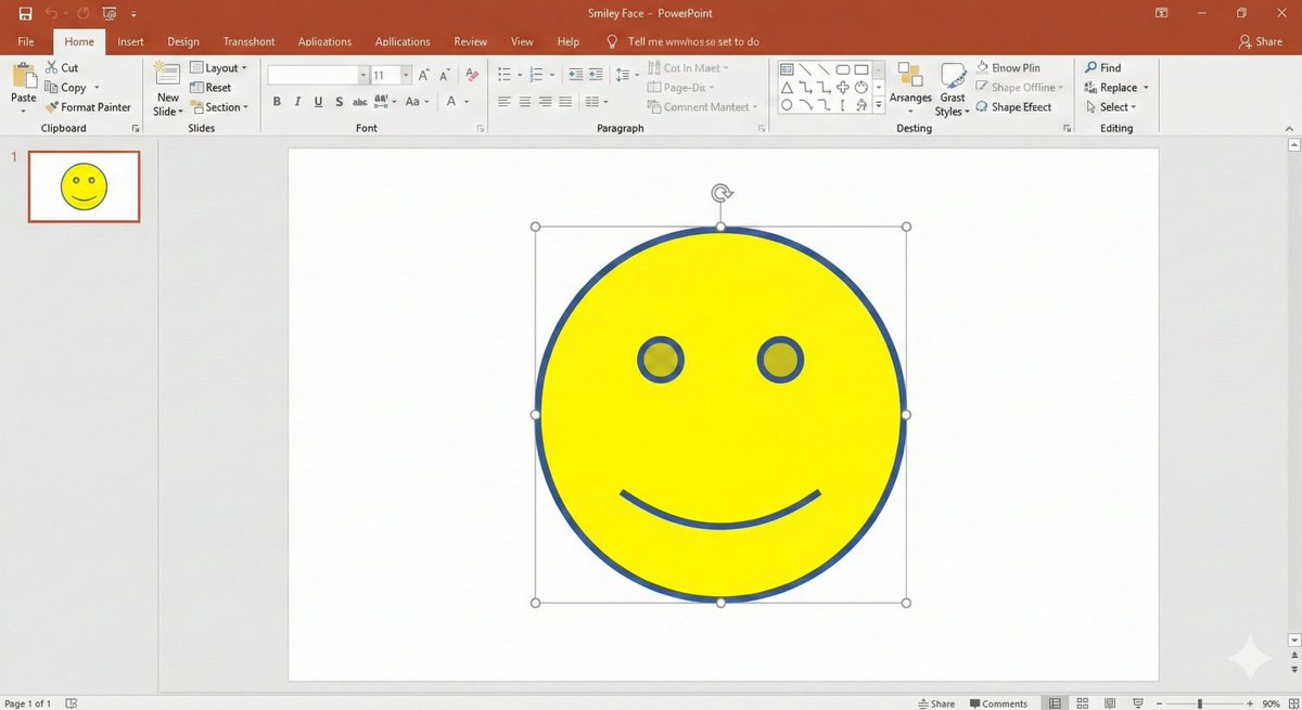 Nano Banana Pro PowerPoint Smile Mark Prompt