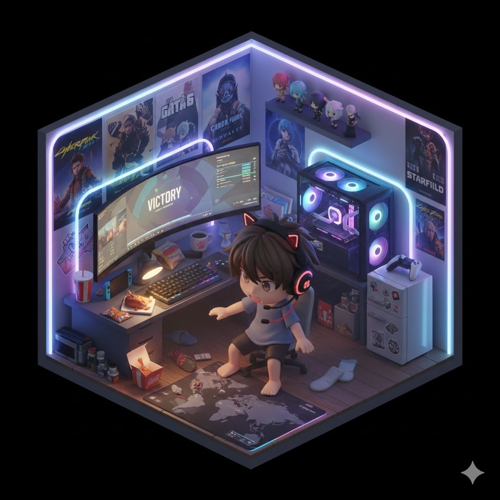 Isometric 3D Tony Stark Workshop Cube 3