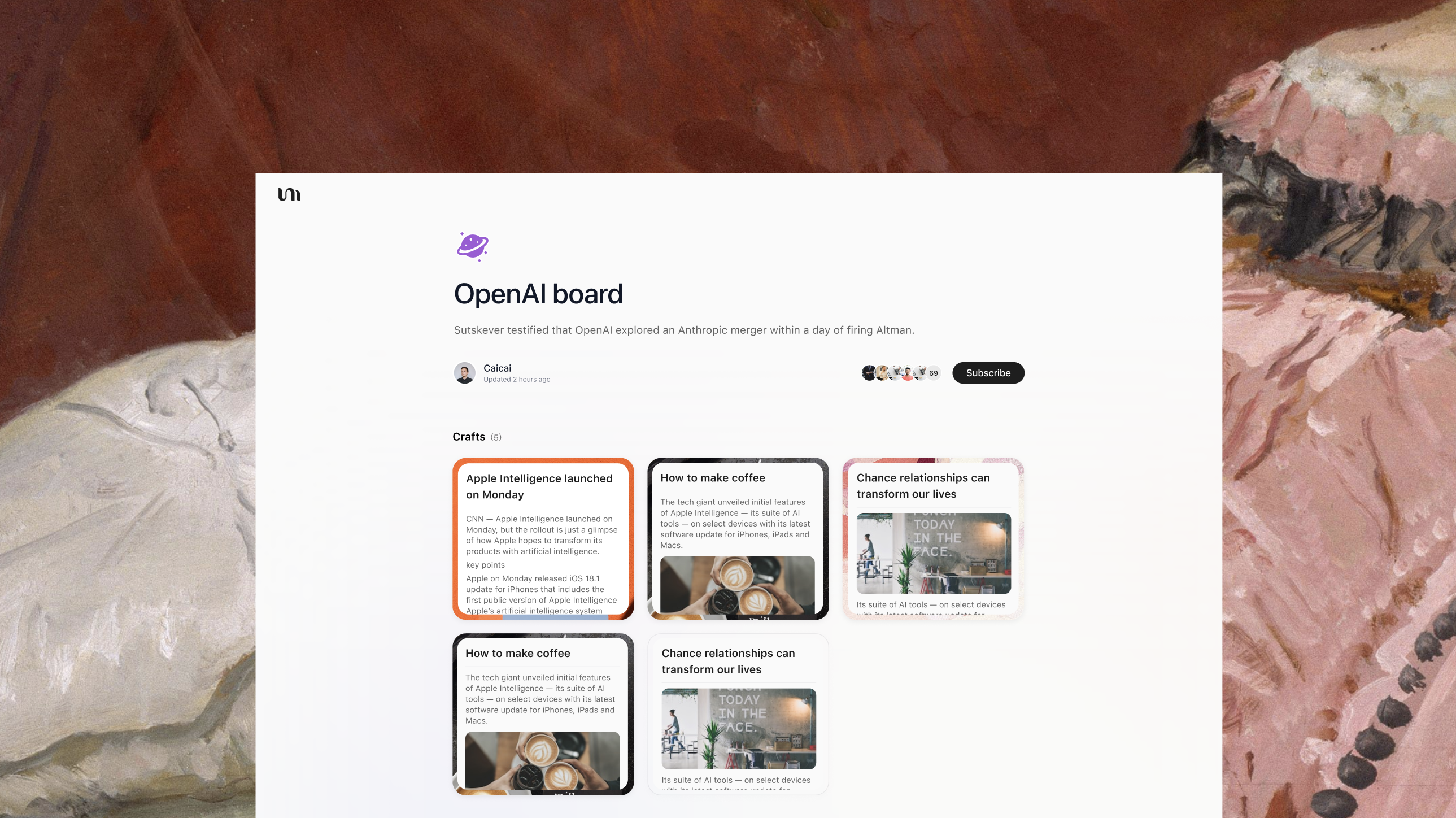 YouMind Update: Craft on iOS, Smarter Chat, and Board Publishing