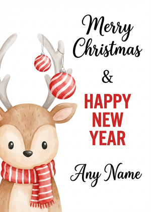 A beautiful, printable Christmas card design, high resolutio... - 1