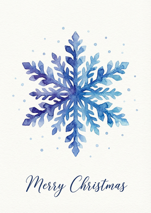 An exquisite and printable Christmas greeting card design, p... - 1