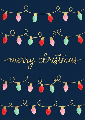 A beautiful, printable Christmas greeting card design, aspec... - 1