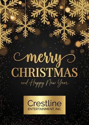 An elegant and luxurious Christmas and New Year greeting car... - 1