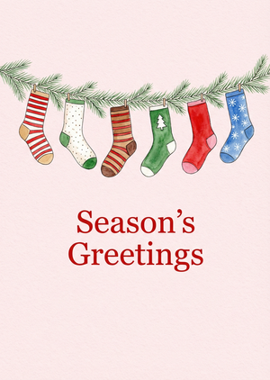 A charming, printable greeting card design in a 1:1.4 aspect... - 1