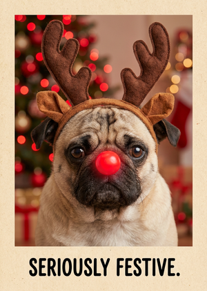 A funny and cute printable card, aspect ratio 1:1.4. A close... - 1