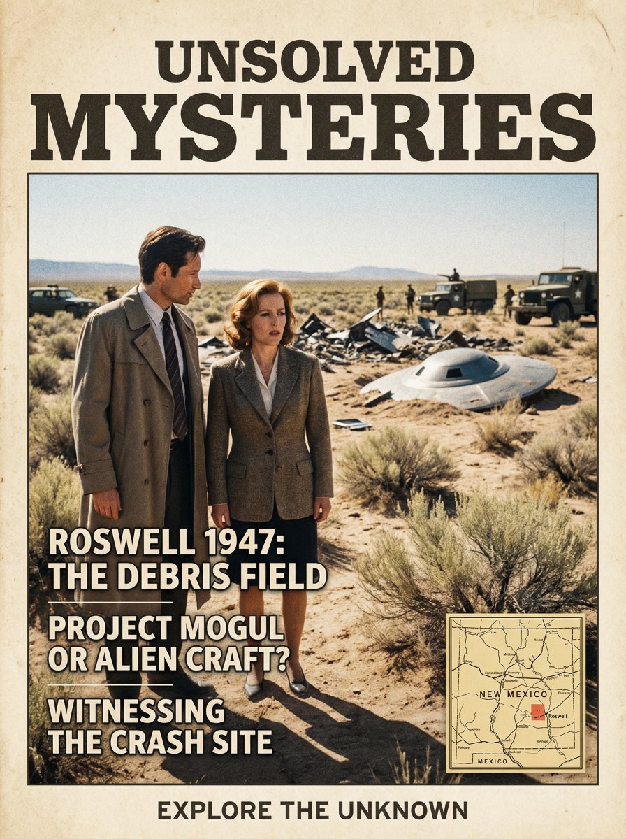 Roswell Incident Magazine Cover