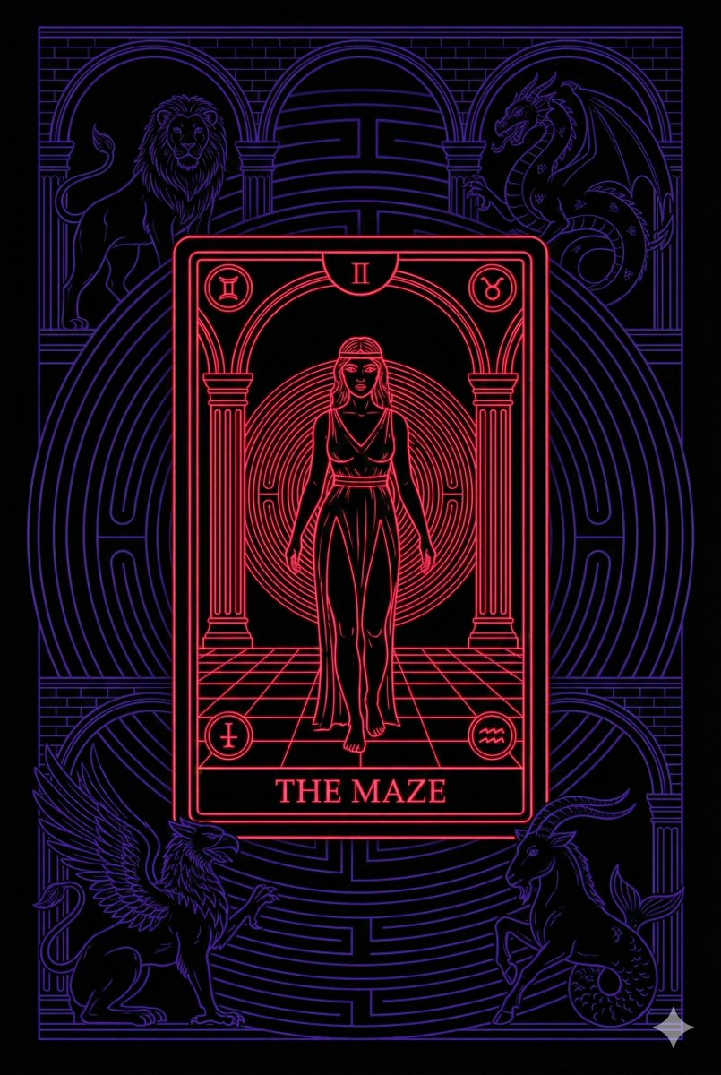 3D Effect Tarot Card Generation using Advancing/Receding Colors