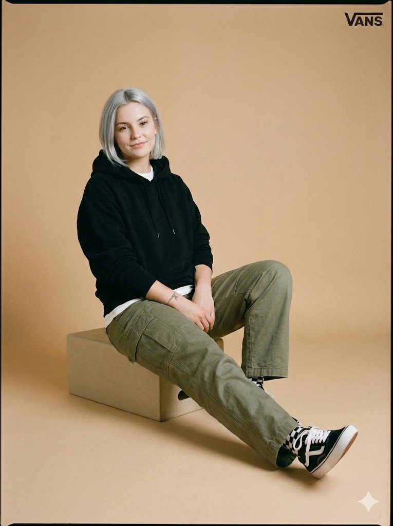 Full-Body Studio Photo in Streetwear 2