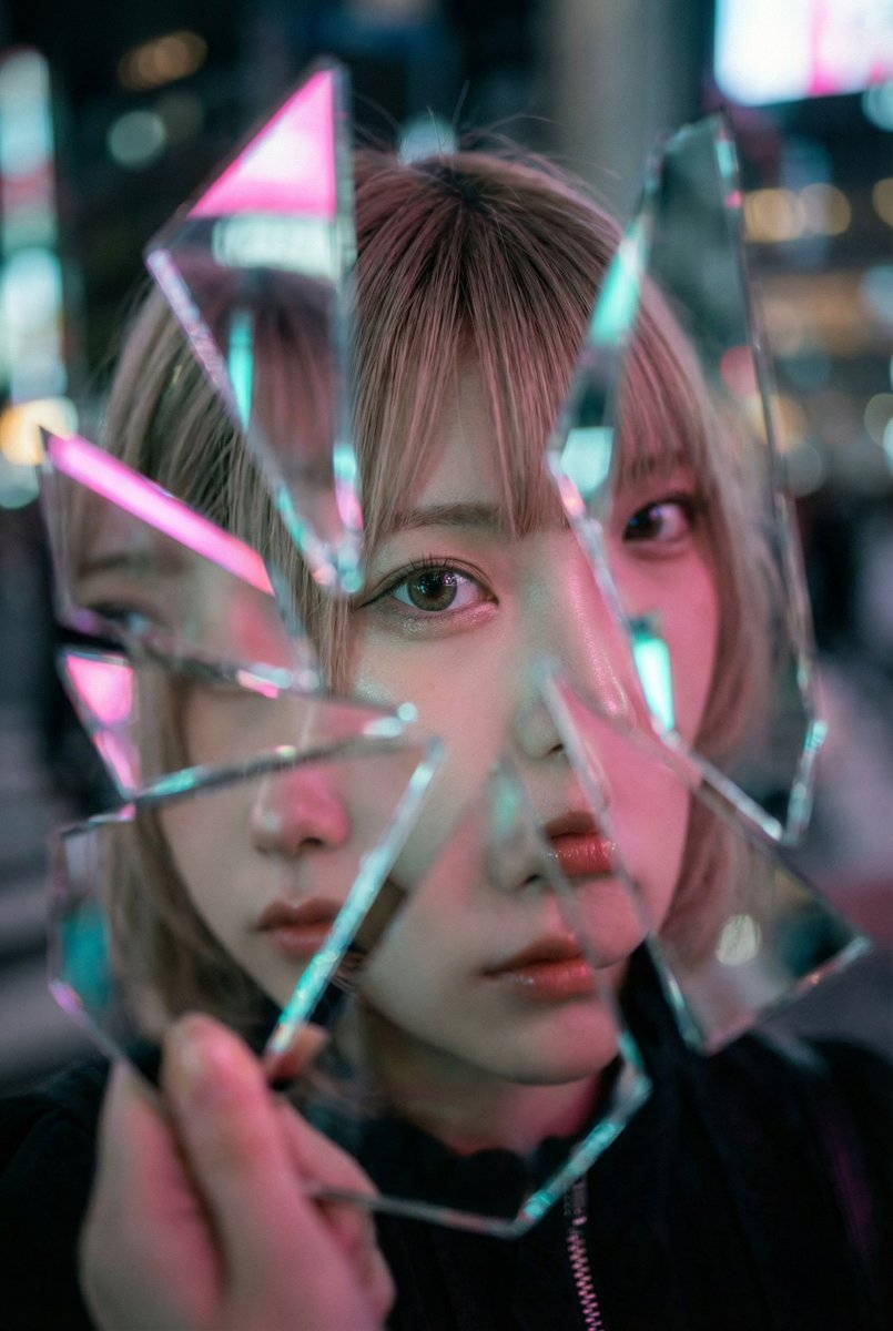 Shattered Glass Portrait Style Prompt 2