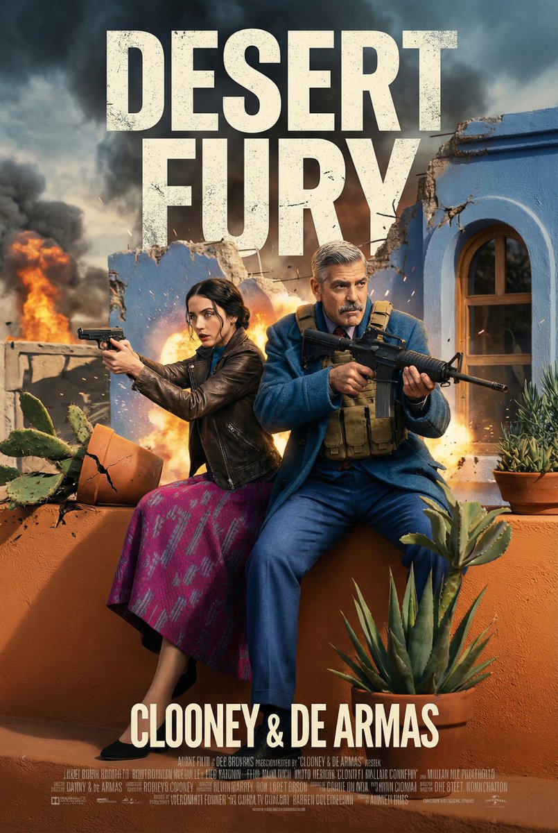 Action Movie Poster from Reference Image 2