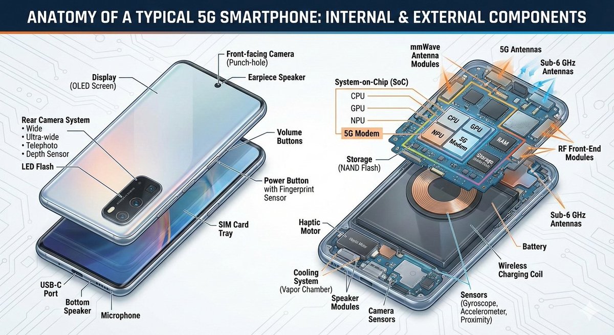5G Smartphone Infographic Prompt - Image 1