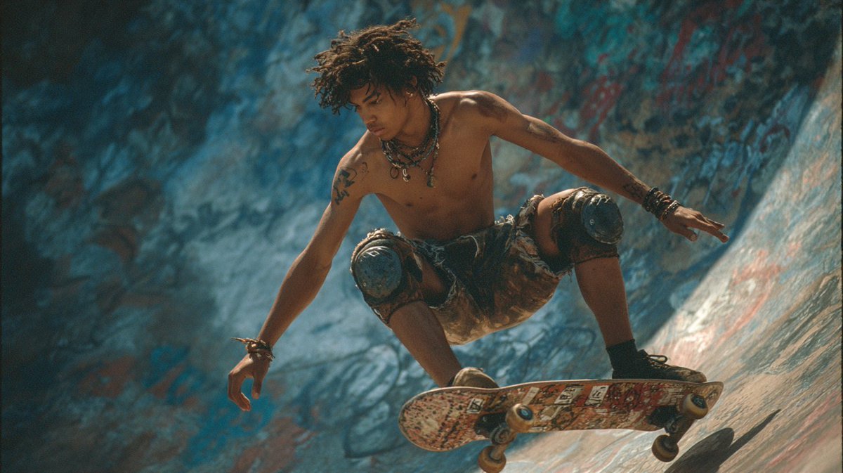 Skateboarding Teenager Film Photography Prompt - Image 1