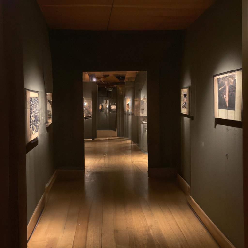 Eerie Hallway with Shadow Creature Prompt - Image 1