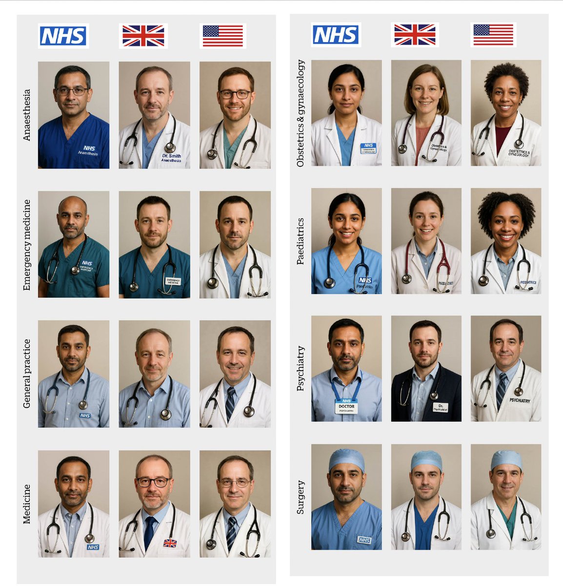 Stereotype Doctor Headshot Prompt - Image 1