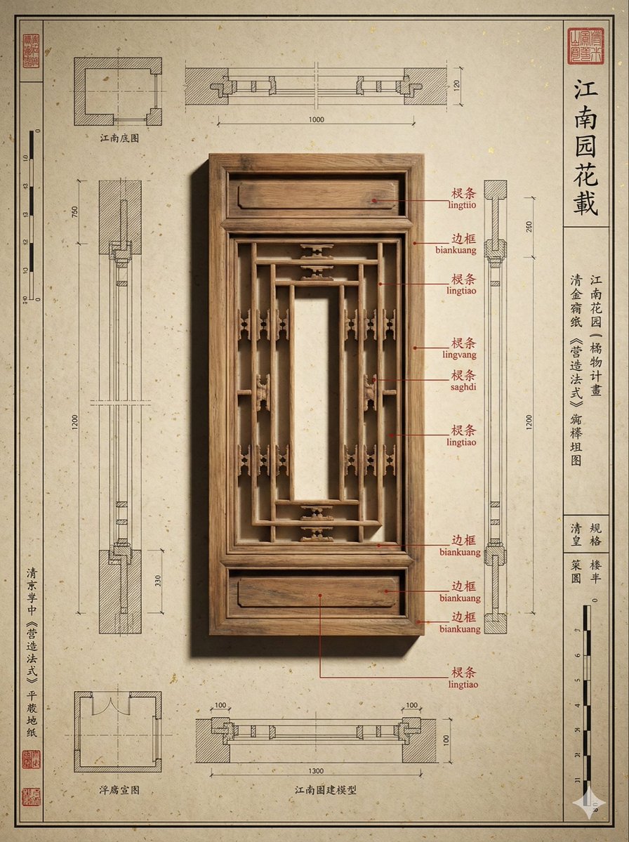 Qing Dynasty Architectural Design Archive Simulation - Image 2