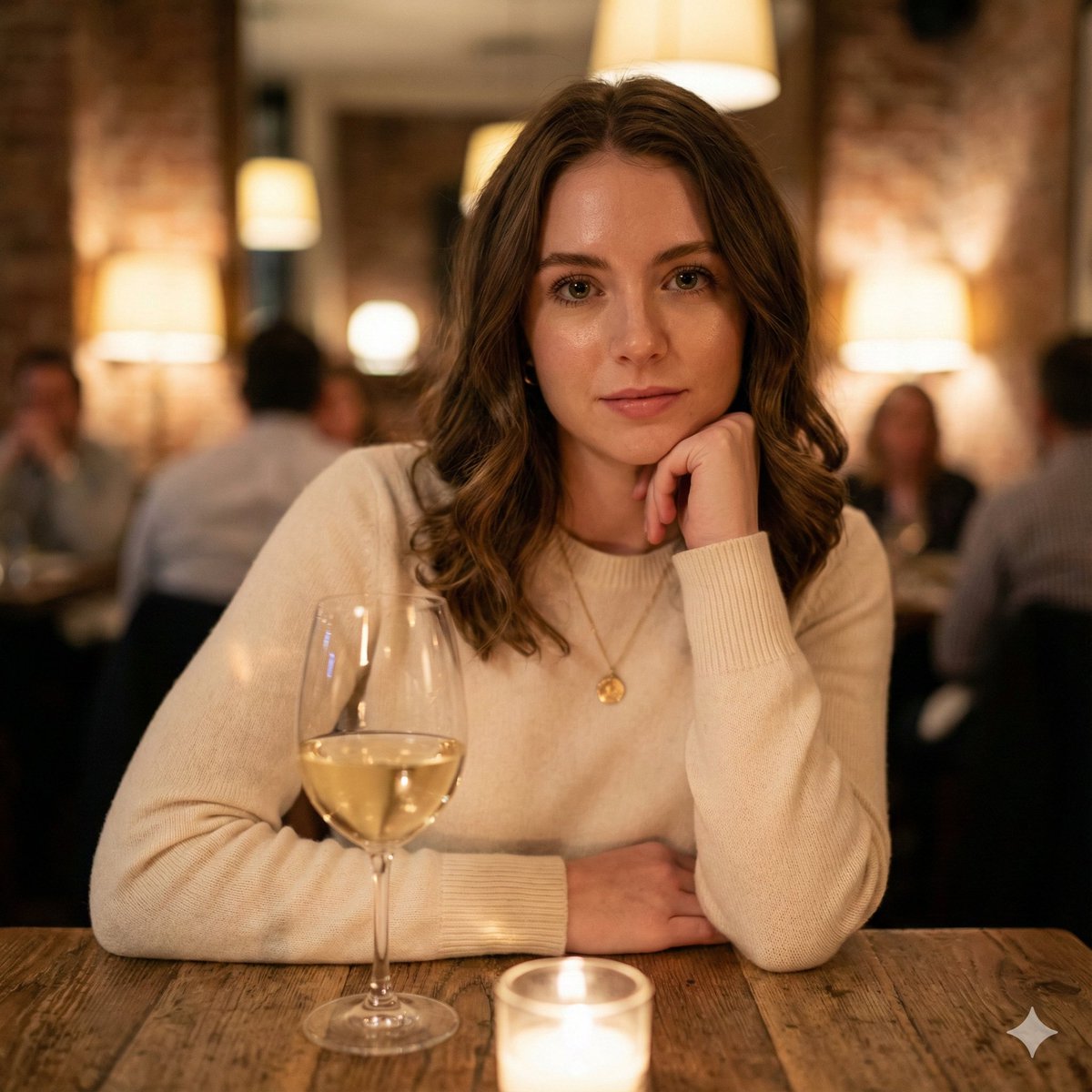 Hyper-Realistic Restaurant Portrait with Rembrandt Lighting 2