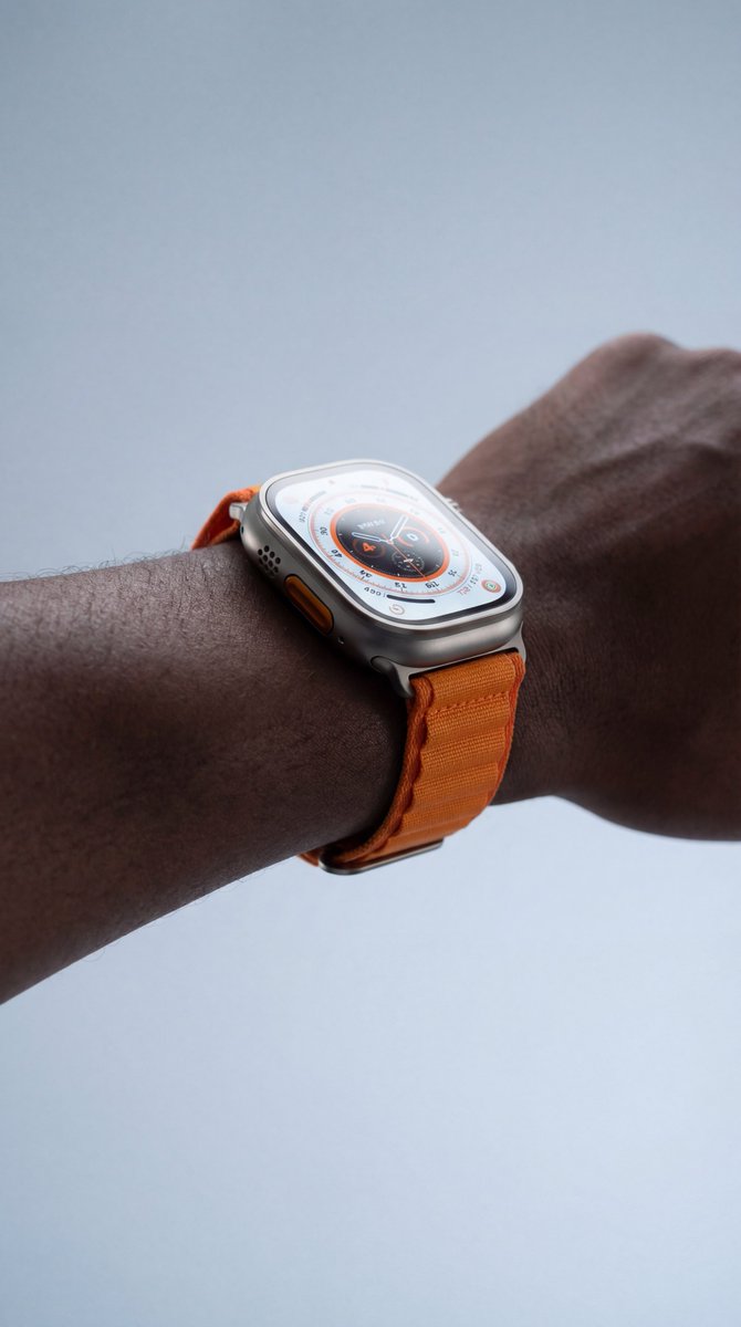 E-commerce Main Image - Macro Studio Shots of Apple Watch and iPhone 17 - 2